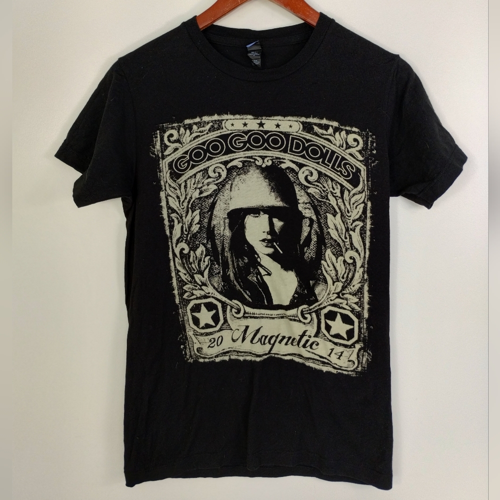 Goo Goo Dolls Unisex Shirt Small 2014 Magnetic Ringspun Cotton Concert Tee
